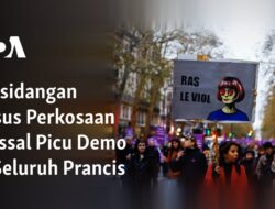 Demo Massal Merespon Persidangan Kasus Perkosaan di Seluruh Prancis