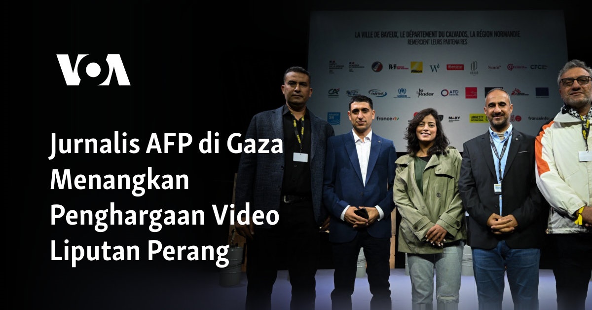 "Jurnalis AFP Gaza Raih Penghargaan untuk Liputan Video Perang"