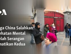 Warga China Menyalahkan Kesehatan Mental Pasca Serangan Mematikan kedua