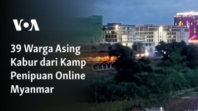 39 Orang Asing Melarikan Diri dari Kamp Penipuan Online Myanmar