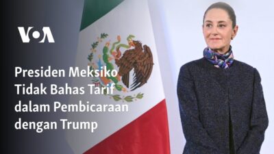 Presiden Meksiko Pilih Diam soal Tarif dalam Percakapan dengan Trump