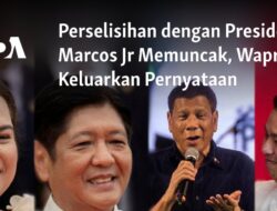 Perselisihan dengan Presiden Marcos Jr Mencapai Puncak, Wakil Presiden Mengeluarkan Pernyataan