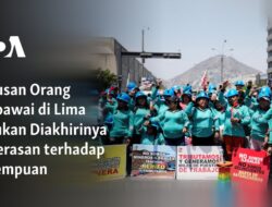 “Seruan Ratusan Orang di Lima untuk Berakhirnya Kekerasan terhadap Perempuan”