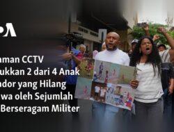 Rekaman CCTV Menunjukkan Penculikan 2 dari 4 Anak Ekuador oleh Orang-orang Berpakaian Militer