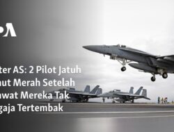 Dua Pilot Terjatuh ke Laut Merah Akibat Tembakan Tak Sengaja