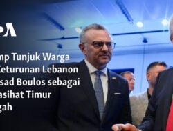 Trump Memilih Massad Boulos Sebagai Penasihat Timur Tengah untuk Warga AS Keturunan Lebanon