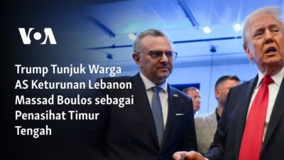 Trump Memilih Massad Boulos Sebagai Penasihat Timur Tengah untuk Warga AS Keturunan Lebanon