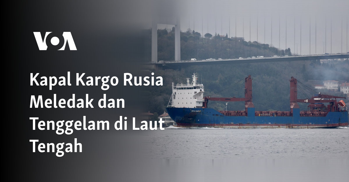 Tragedi Kapal Kargo Rusia: Meledak dan Tenggelam di Laut Tengah