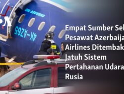 Pesawat Azerbaijan Airlines Ditembak Jatuh oleh Sistem Pertahanan Udara Rusia: Empat Sumber Mengonfirmasi