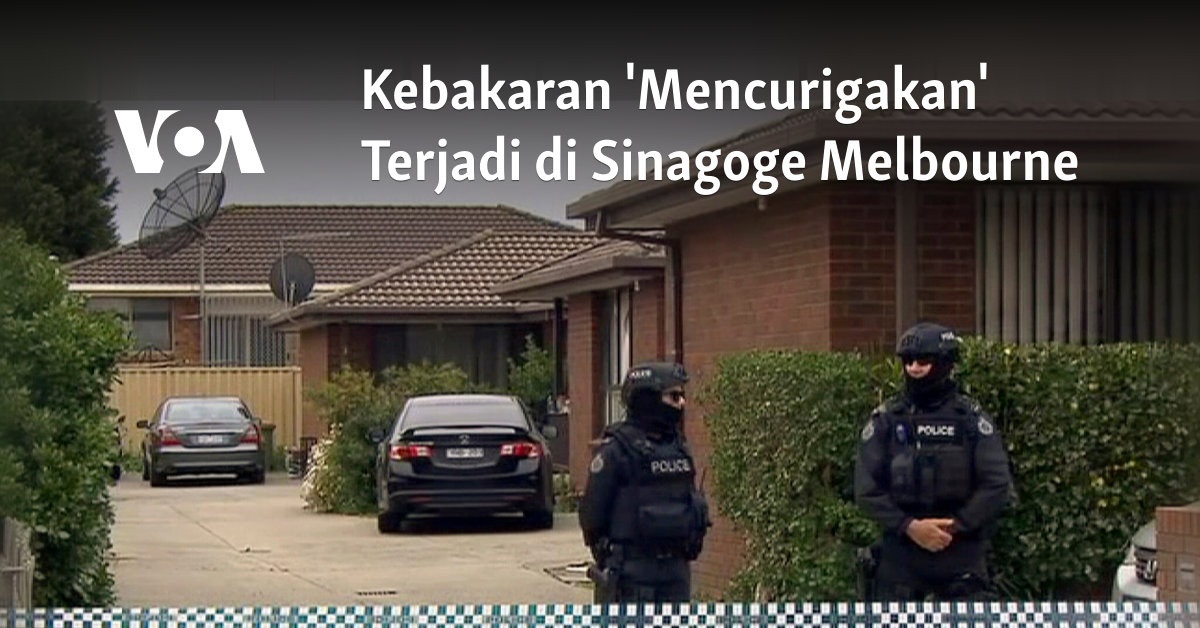 Insiden Kebakaran Misterius di Sinagoge Melbourne