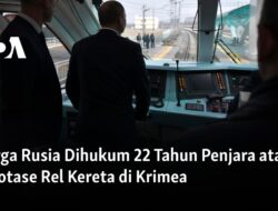 Penghukuman 22 Tahun untuk Warga Rusia yang Melakukan Sabotase Rel Kereta di Krimea