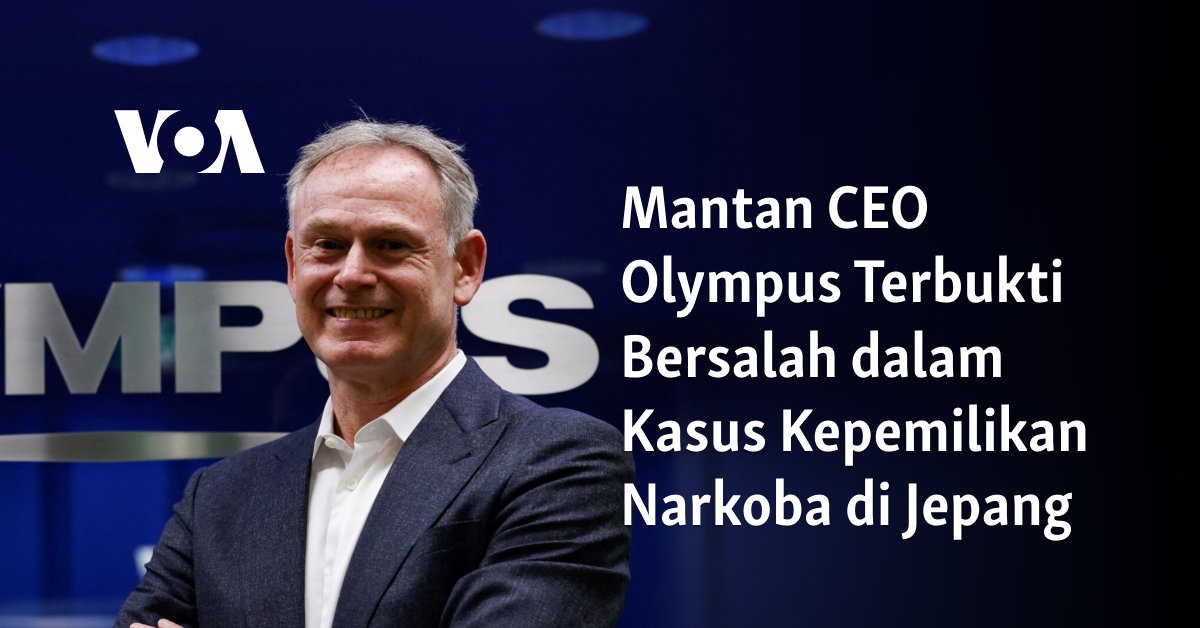 Eks CEO Olympus Terlibat dalam Kasus Narkoba di Jepang