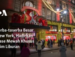 Toserba-toserba Mewah di New York Memanjakan Belanja Musim Liburan