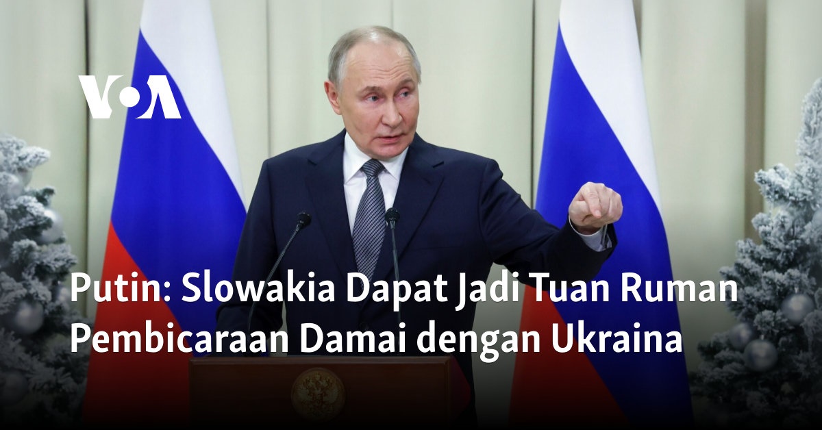 Slowakia Sebagai Tuan Rumah Pembicaraan Damai antara Slowakia dan Ukraina