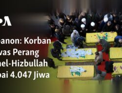 Tragedi Kematian di Perang Israel-Hizbullah Mencapai 4.047 Orang