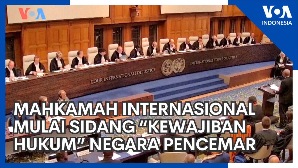 Sidang Mahkamah Internasional Mengenai Tanggung Jawab Hukum Negara Pencemar