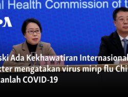 Dokter: Virus Flu China Berbeda dengan COVID-19