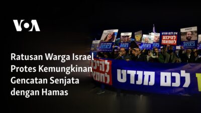 Ratusan Warga Israel Menolak Potensi Gencatan Senjata dengan Hamas