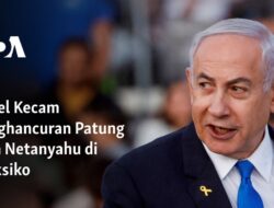 Protes Israel Terhadap Penghancuran Patung Lilin Netanyahu di Meksiko