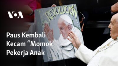 Paus Menyalahkan Praktik Pekerja Anak Sebagai "Momok"