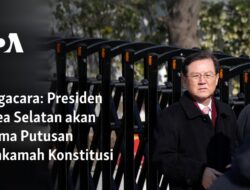 Presiden Korea Selatan Siap Menerima Keputusan Mahkamah Konstitusi