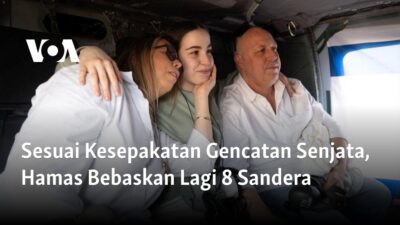 Berdasarkan Kesepakatan Gencatan Senjata, Hamas Melepaskan 8 Sandera Lagi