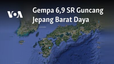 Gempa Besar 6,9 SR Mengguncang Barat Daya Jepang