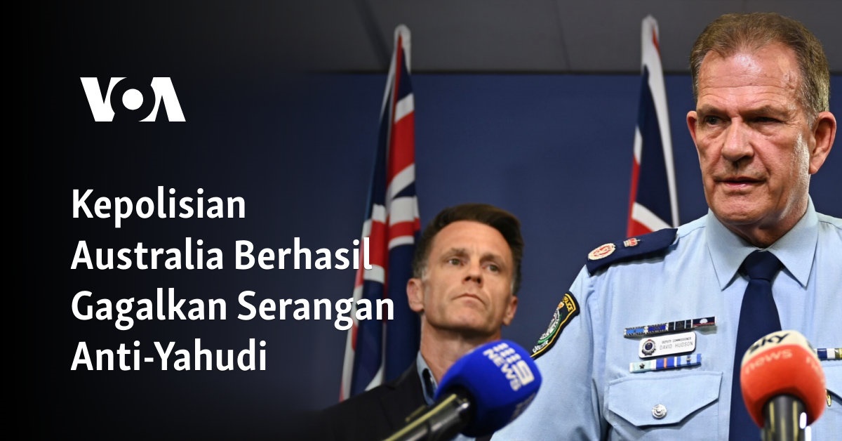 Polisi Australia Berhasil Mencegah Rencana Serangan Anti-Yahudi