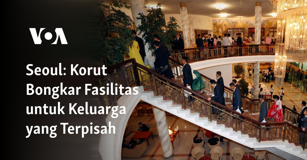 Meruntuhkan Fasilitas Korut untuk Keluarga Terpisah