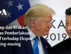 Pertemuan Antara Trump dan Xi untuk Membahas Tarif Ekspor Mandiri