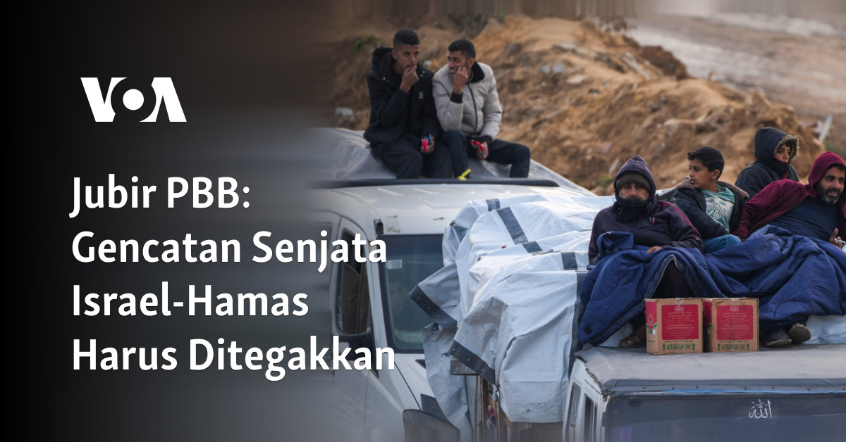 Penegakan Gencatan Senjata antara Israel dan Hamas Mendesak