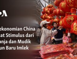 Perekonomian China Bangkit dengan Lonjakan Belanja dan Mudik Imlek