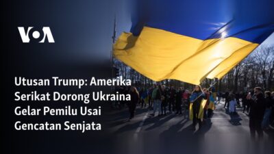 Amerika Serikat Mendorong Ukraina untuk Menggelar Pemilu Setelah Perjanjian Senjata