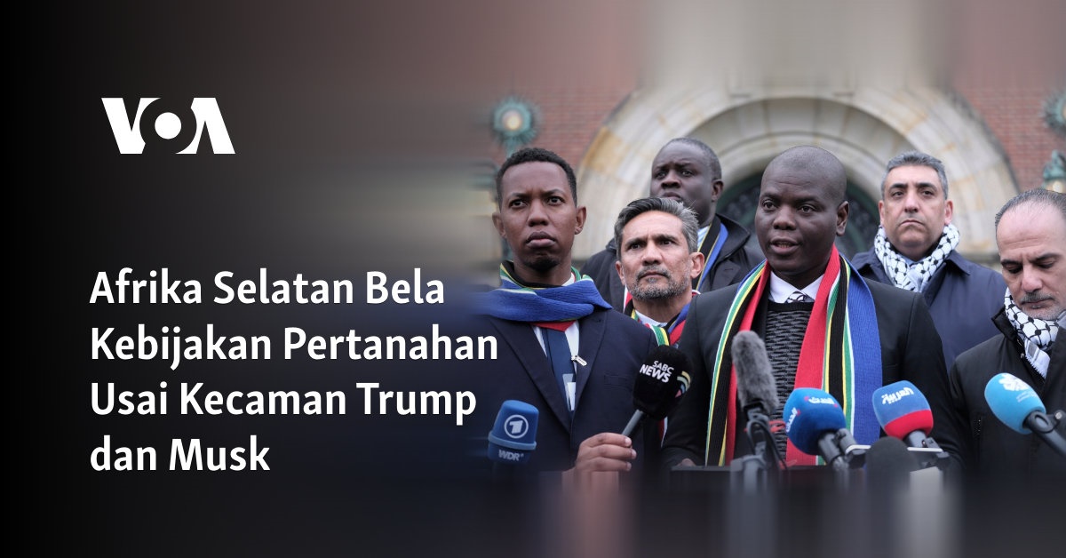 Afrika Selatan Mengambil Langkah Tegas Setelah Kritik dari Trump dan Musk