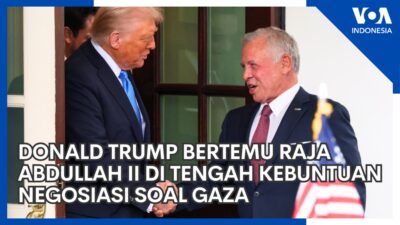 Pertemuan Donald Trump dan Raja Abdullah II dalam Upaya Menyelesaikan Kebuntuan Negosiasi Gaza