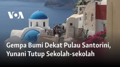 Gempa Bumi di Pulau Santorini, Yunani Membuat Sekolah-sekolah Ditutup