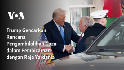 Trump Mempercepat Rencana Pengambilalihan Gaza dalam Pembicaraan dengan Raja Yordania