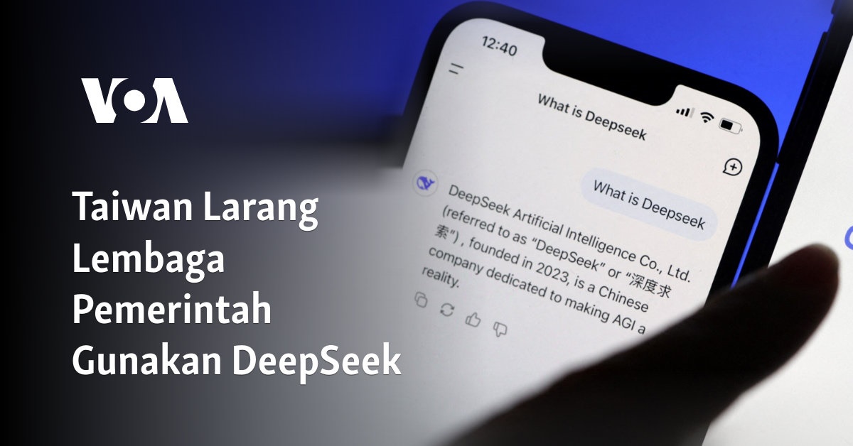 Lembaga Pemerintah di Taiwan Memanfaatkan DeepSeek untuk Penelusuran Mendalam