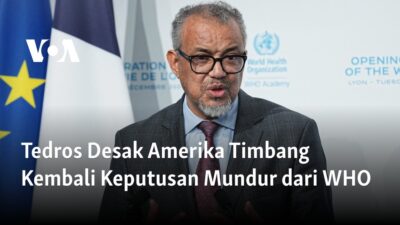 Tedros Desak Amerika Timbang Ulang Keputusan Mundur dari WHO