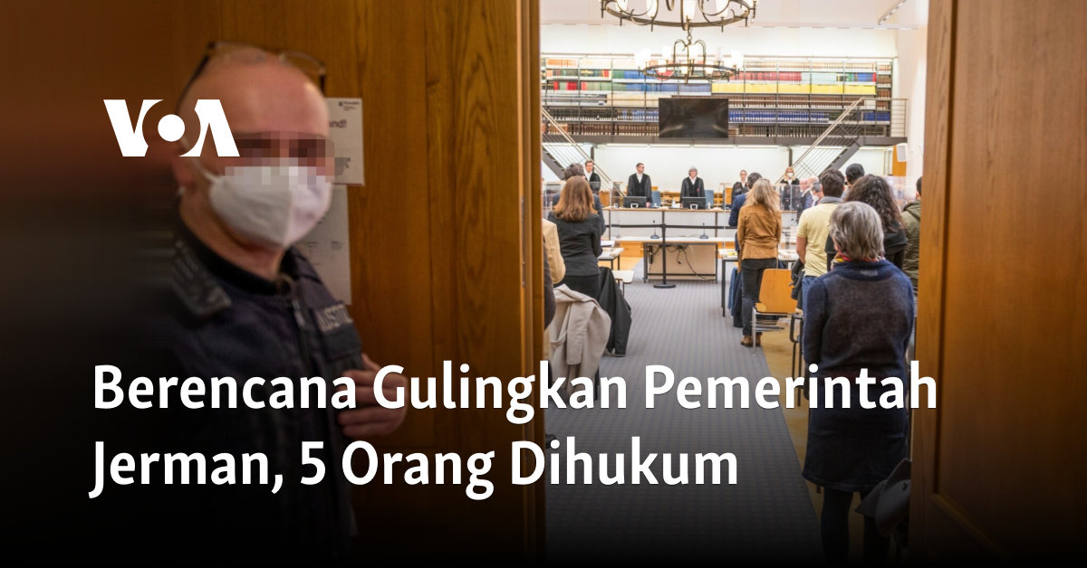 Rencana Pemberontakan Terhadap Pemerintah Jerman, 5 Orang Dihukum