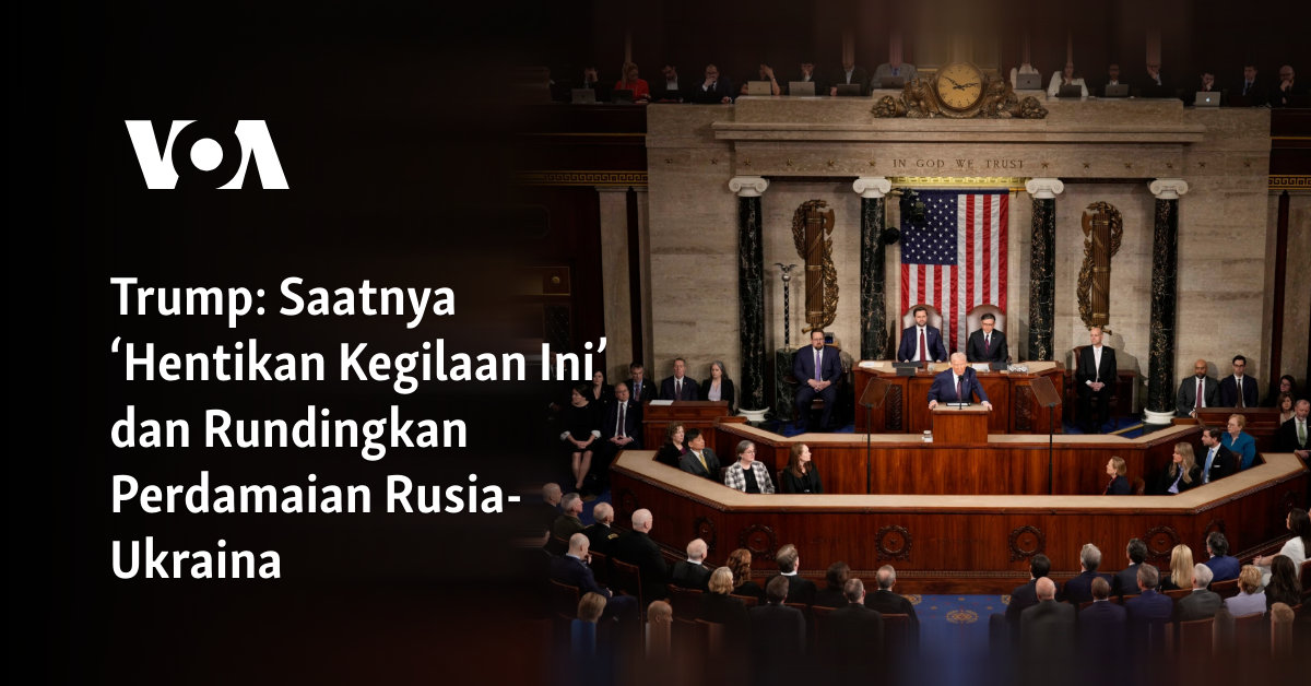 Berhentilah Kegilaan: Membahas Perdamaian Rusia-Ukraina